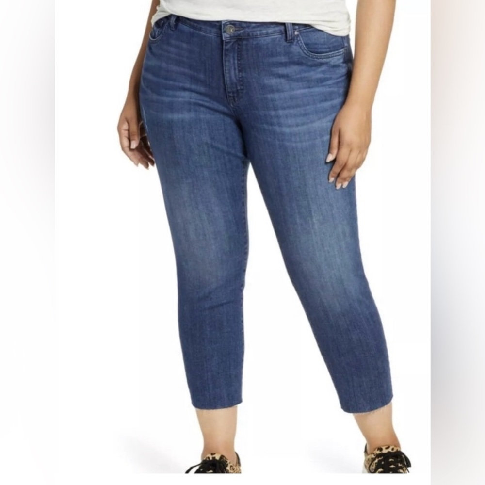 NEW KUT From The Kloth  High Rise Kelsey Ankle Flare, Plus Size 16W